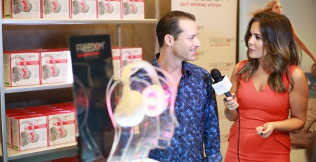 Craig Nabat at GBK Golden Globes gifting suite iRestore Freedom Laser Therapy Quit Smoking